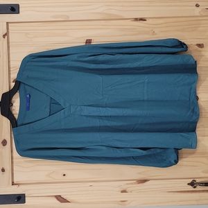 Apt 9, v neck, beautiful teal blouse